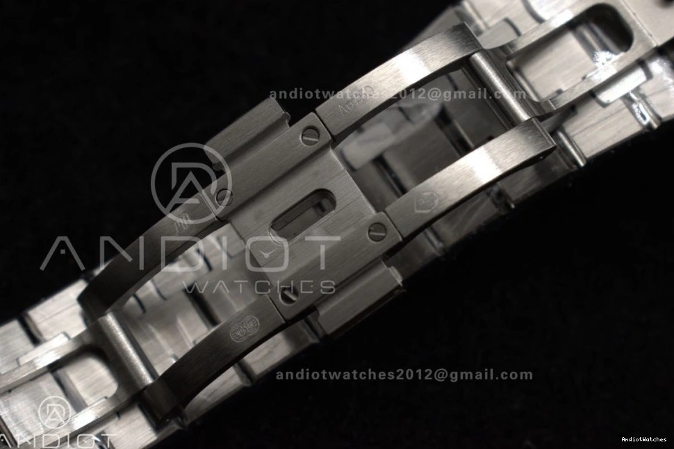 Edition 1:1 Clone Grey SS SS Frosted Royal 1031 37mm Oak 15454 Bracelet Dial Best APSF on Lightweight Textured Super SA3120 0719